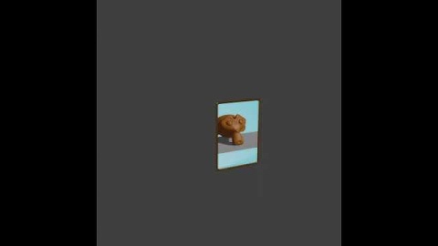 Demo of stencil buffer effect in blender.