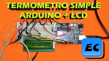 Termometro muy facil con arduino y display LCD