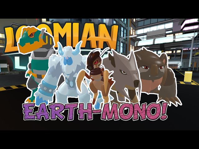 FULL EARTH MONO TYPE TEAM! - Loomian Legacy PVP 