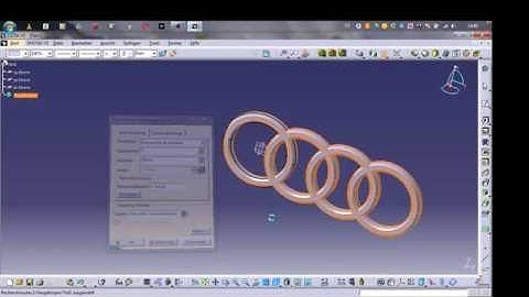 CATIA V5 Beginner Tutorial Part Design 4 Rings