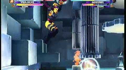 MvC2 Online (360): Brett (MSP) vs useleSSSavant (Sent/Storm/Cap) 60 .:1.12.11:.