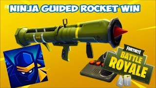 NINJA & DR LUPO CRAZY GUIDED ROCKET WIN! FORTNITE BATTLE ROYALE screenshot 5