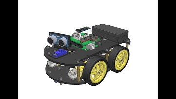 Autodesk Inventor Animation - Smart Robot Car