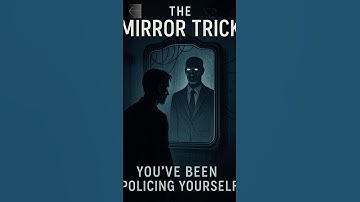 The Mirror Trick: How You Were Trained to Control Yourself #shorts