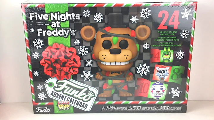 Five Nights at Freddy's Funko Advent Calendar Pocket Pop Holiday Mini Figures Unboxing #fnaf