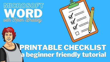 MS Word - Create a Printable Checklist - Quick & Easy for Beginners - Suitable for Online Selling