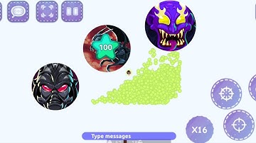 Snay.io macro takeover / With 16x split / Level 3 battle royale skin / 1000x macro / #snayio #snay