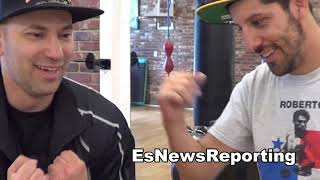 John Molina jr lands a hook on elie seckbach - EsNews Boxing