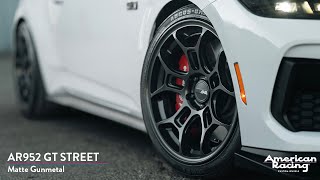 American Racing Ar952 Gt Street 19X10 19X11 Matte Black Ford Mustang