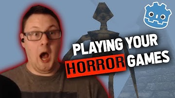 Playing YOUR Godot Horror Games! 😱(ft. nBURD)