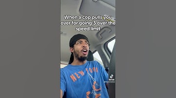 When a cop pulls you over for going 3 miles over the speed limit #relatable #youtubeshorts