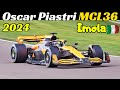 Oscar Piastri testing the 2022 McLaren MCL36 F1 car at Imola Circuit - March 13, 2024