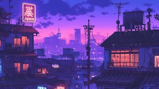 Lofi Hip Hop Beats 🪩 1980s & 90s Vibes & Nostalgic Retro Japanese Town Ambience 🌆 Lofi Rain Playlist