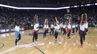 Warriors Halftime Dublin High School and Fallon Middle School Cheer Teams