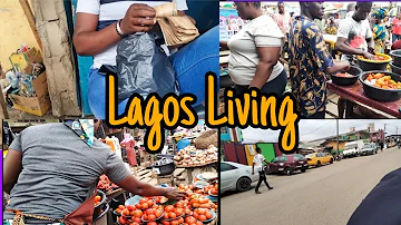 Lagos Living #1 - Life in Lagos | Bariga market tour | Lagos city tour