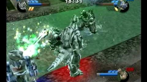 Godzilla: Unleashed - Kir and MOG vs MG and MG2