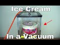 Checking How Much Air is In Ice Cream With a Huge Vacuum Chamber = Ice Cream Win!