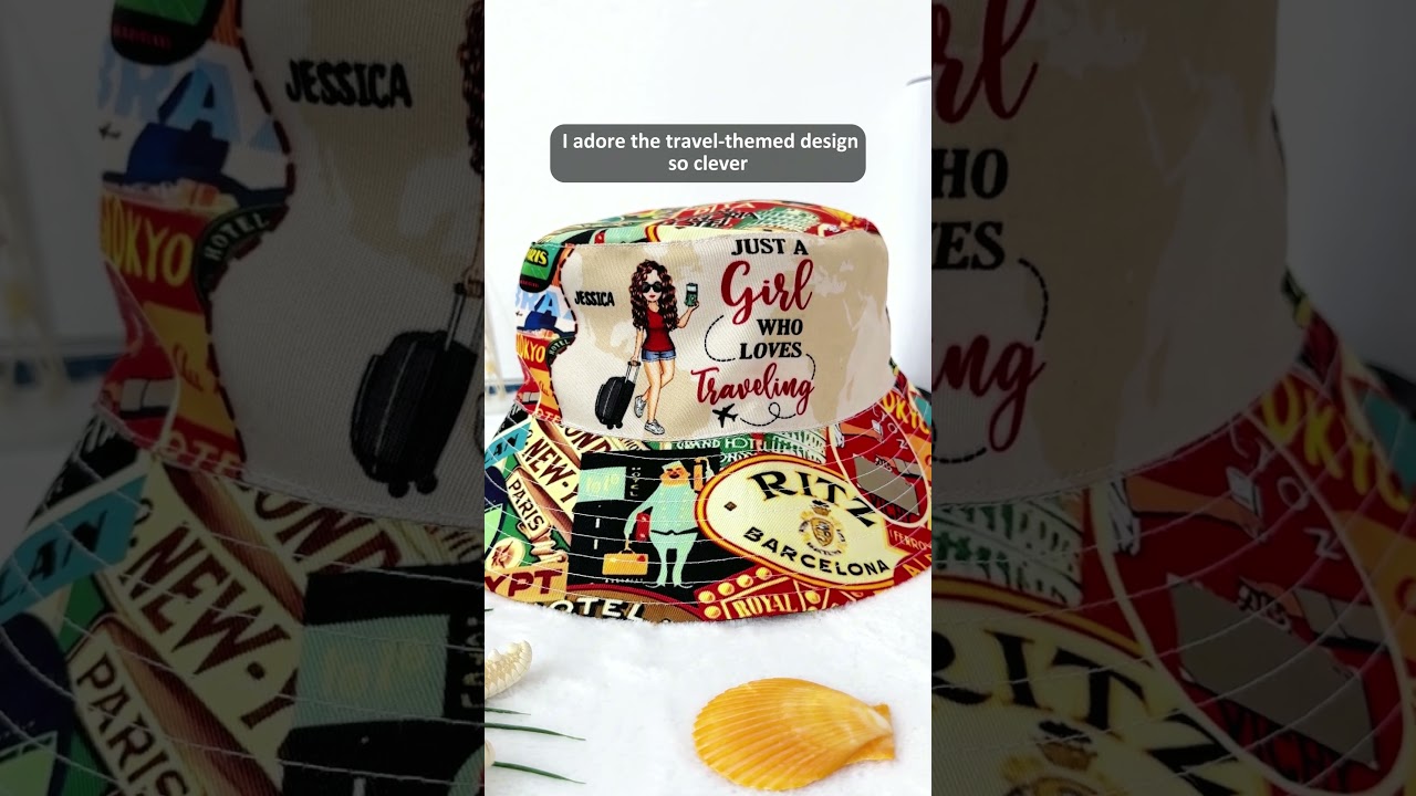 Your personalized bucket hat: Travel dreams, custom just for you 