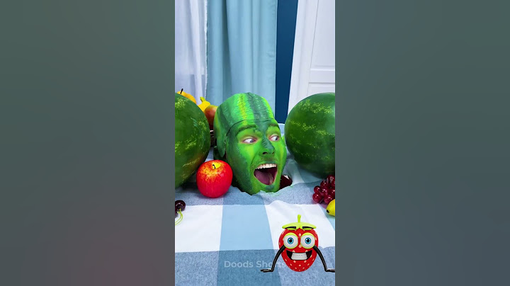 I Painted My Head Like a Watermelon! 🎨🍉 The Juiciest Food Prank Ever! #comedy