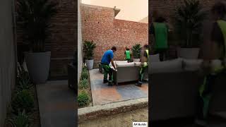 Dirty Garbage Plot Transformed Into Luxury Space #shorts #timelapse