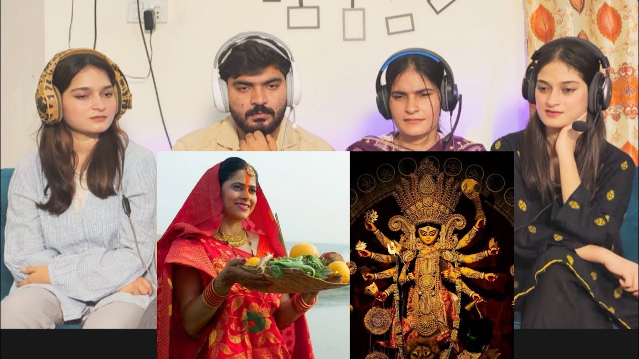 Chhath Puja Bihari Festival 🎎 | Durga Puja Kolkata & Bangali Festival Edits Reaction 