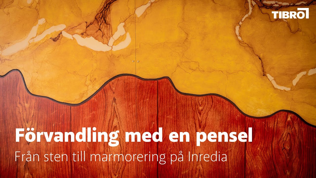 Förvandling med en pensel - från sten till marmorering på Inredia