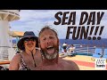 SEA DAY on Freedom of the Seas - Our FIRST Royal Caribbean Cruise!!!
