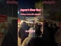 Japan’s new year. Visiting a Shinto shrine at midnight