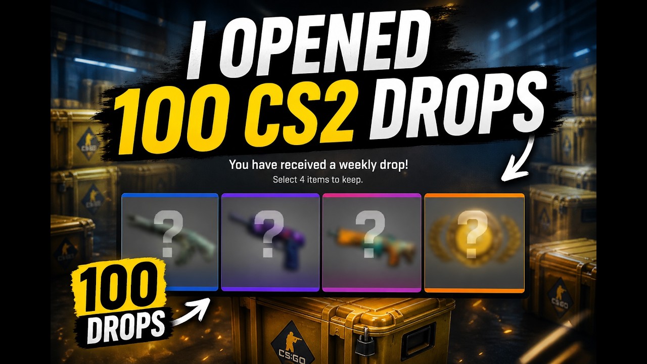100 CS 2 Weekly Drops - YouTube