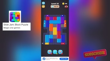 Slide Jam Level 25 Walkthrough 🧩 | Step-by-Step Puzzle Solution!