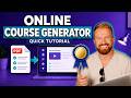 How To Create Training Materials Automatically | PDF To Online Courses | ProProf Tutorial