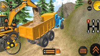Backhoe Loader JCB Simulator Gameplay - Indian Vehicles Truck JCB Driving - Android GamePlay  screenshot 5