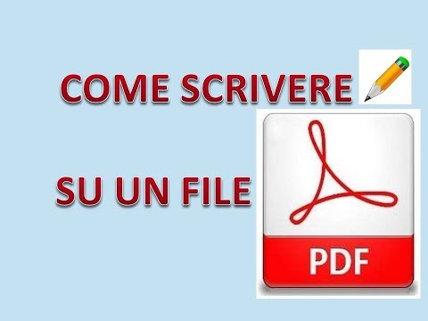 COME SCRIVERE SU
