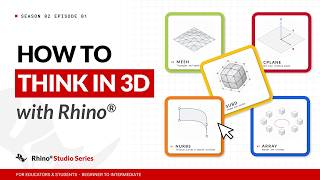How to Think in 3D with Rhino | S2 E1 | Rhino Studio Series