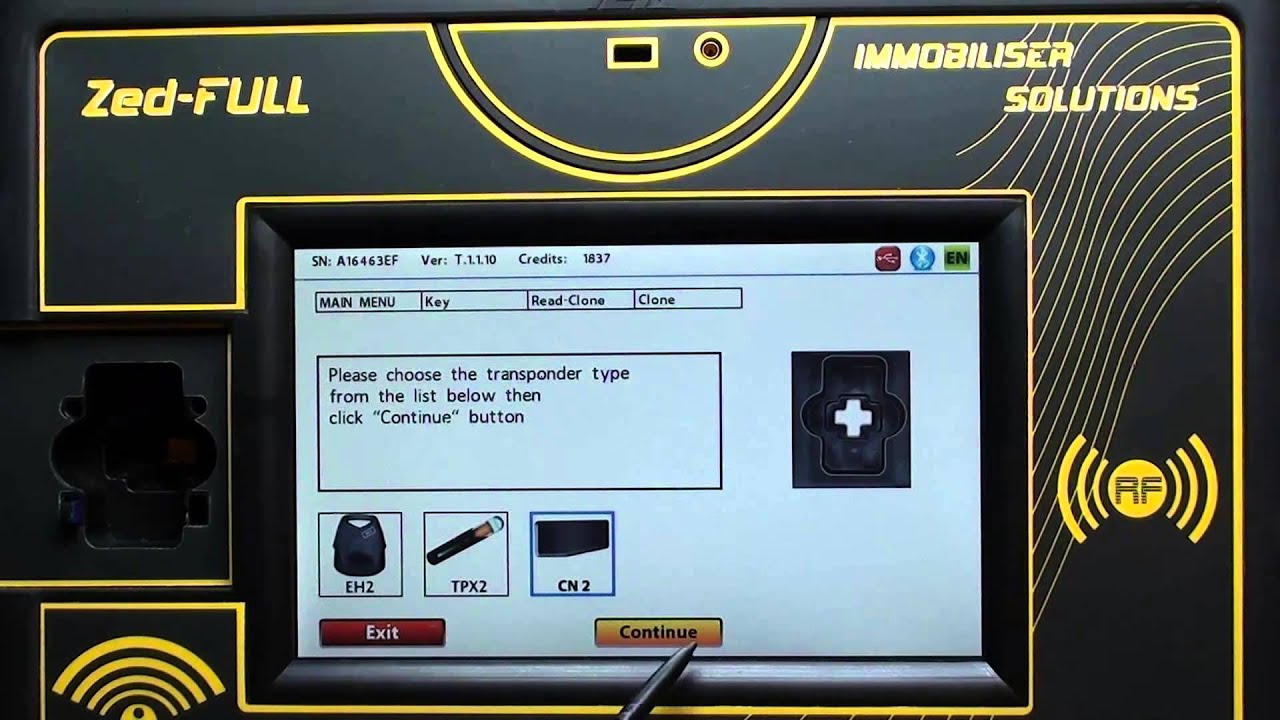 4D-67 TRANSPONDER FAST COPY APPLICATION - YouTube