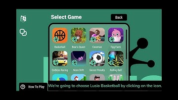 LusioMATE Video Manual   Selecting a Game