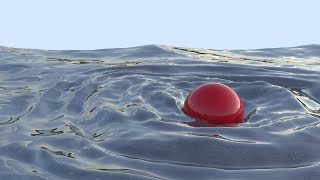 Dynamic Paint + Ocean. Water collision without simulation in Blender. screenshot 5