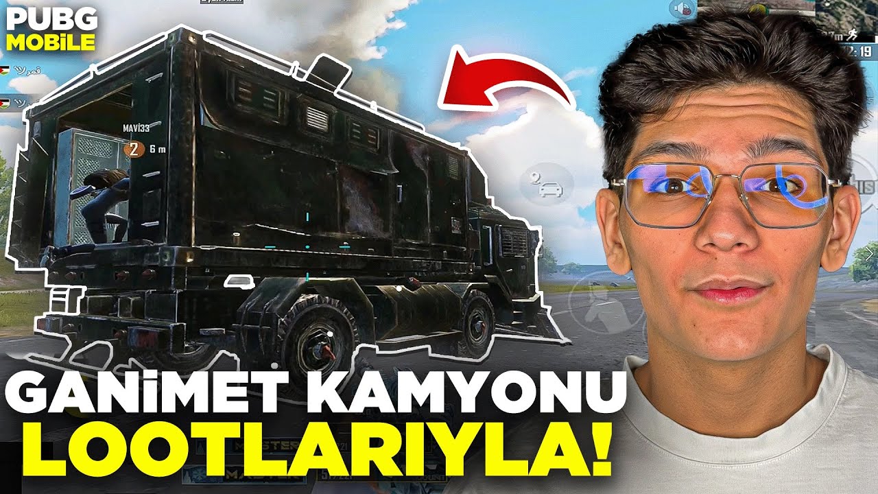 SADECE GANİMET KAMYONU LOOTLARIYLA KAZANMAK ? - PUBG MOBİLE