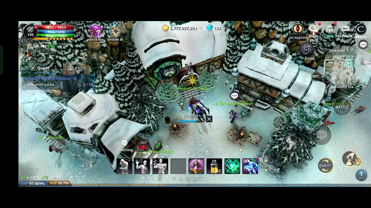 Cabal Mobile Return Of Action Guide New Players Going Up LvL With Potion Of EXP Part3.