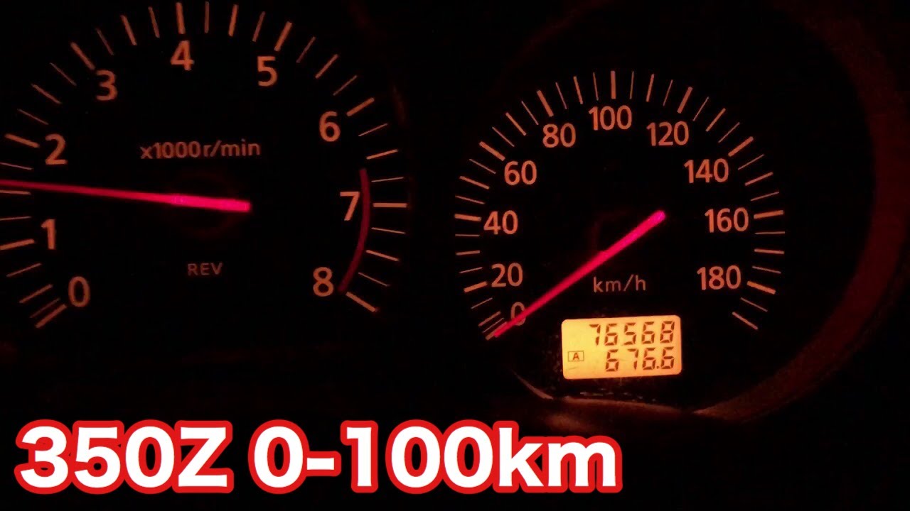 フェアレディz Z33 0 100加速 Nissan 350z 0 100km Acceleration Youtube