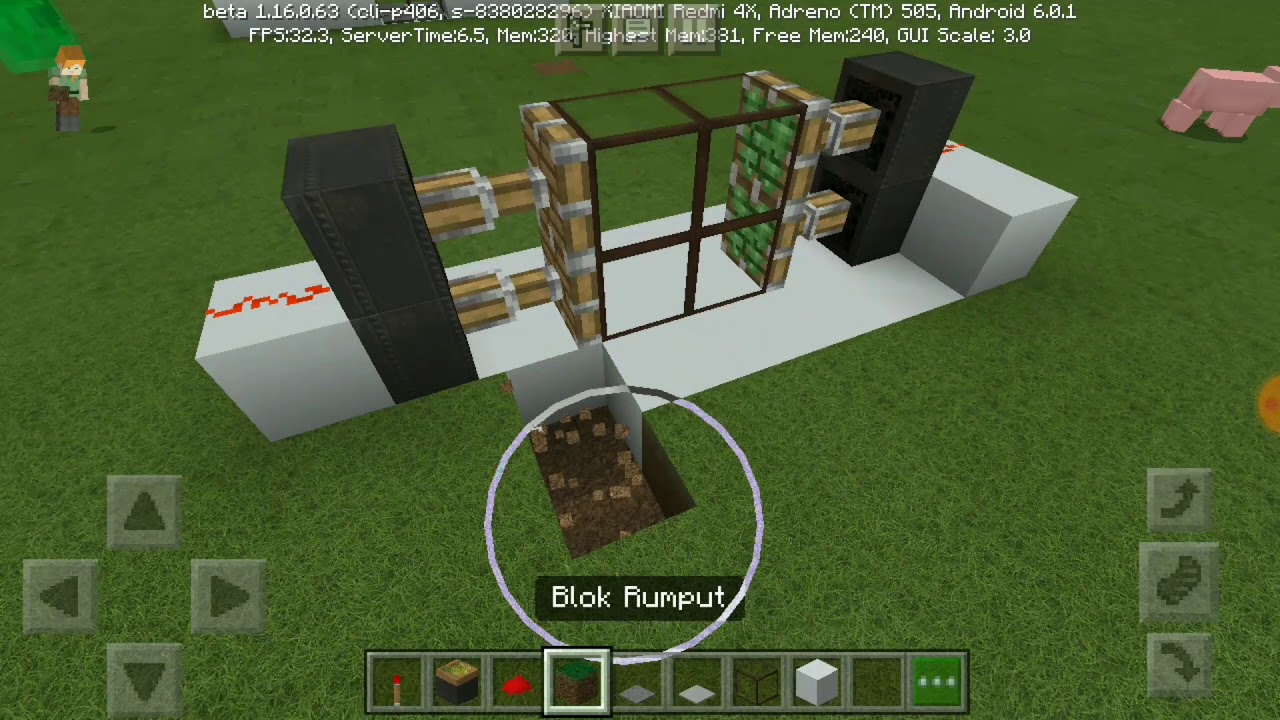 MUDAH CARA  MEMBUAT  PINTU  OTOMATIS DI MINECRAFT YouTube