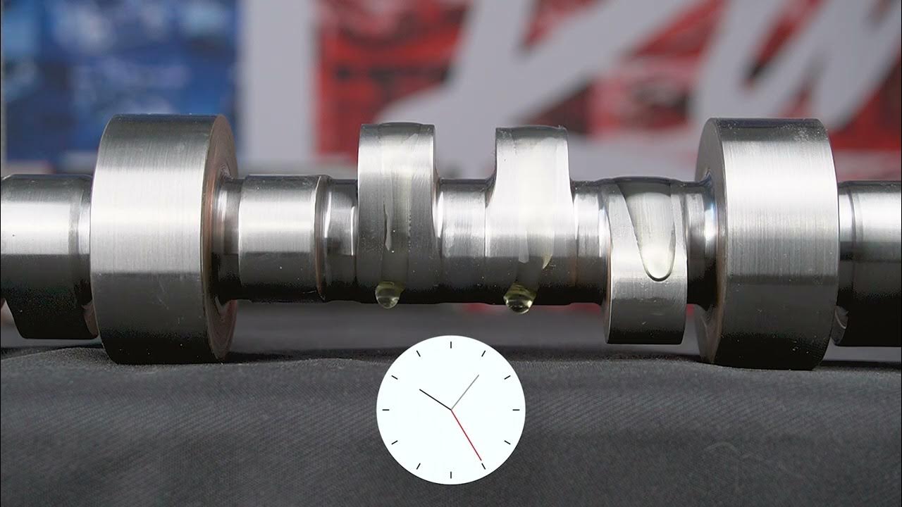 Testing VP Racing Engine Assembly Lubricant on Camshaft YouTube