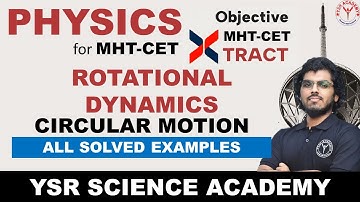Rotational Dynamics | Class 12 | Circular Motion Solved Problems | Ex 1.1 to Ex 1.6 | Best Solution