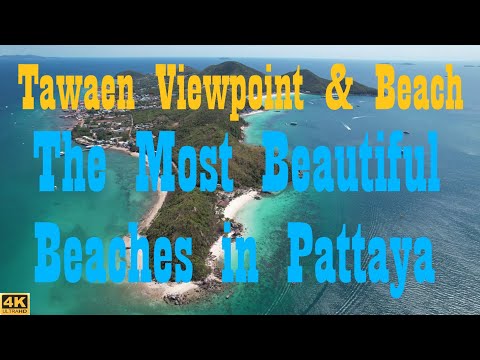 Koh Larn - Tawaen Viewpoint & Beach - The Most Beautiful Beaches in Pattaya - Drone 4K - April 2022