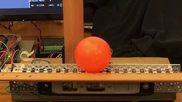 Balancing a ball on a track using a video camera, Raspberry Pi 3, and PID controller