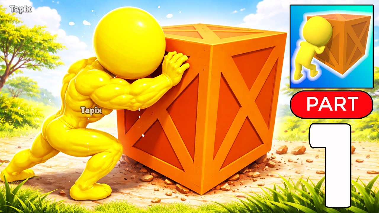 📦 Push Harder – Pushing Crates to Win! Gameplay Walkthrough (iOS, Android)