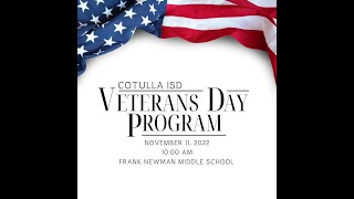 Veterans Day Program 2022