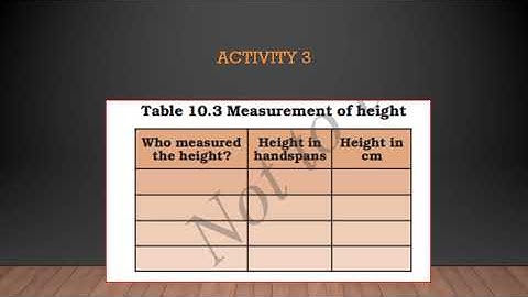 6TH STANDARD/ GENERAL SCIENCE/ CHAPTER 10/ MOTION AND MEASURE /VIDEO 33
