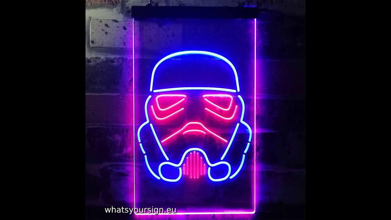 Star Wars Storm Trooper LED Neon Sign