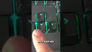 O B do RGB só desistiu! #pcgaming #razer #keyboard